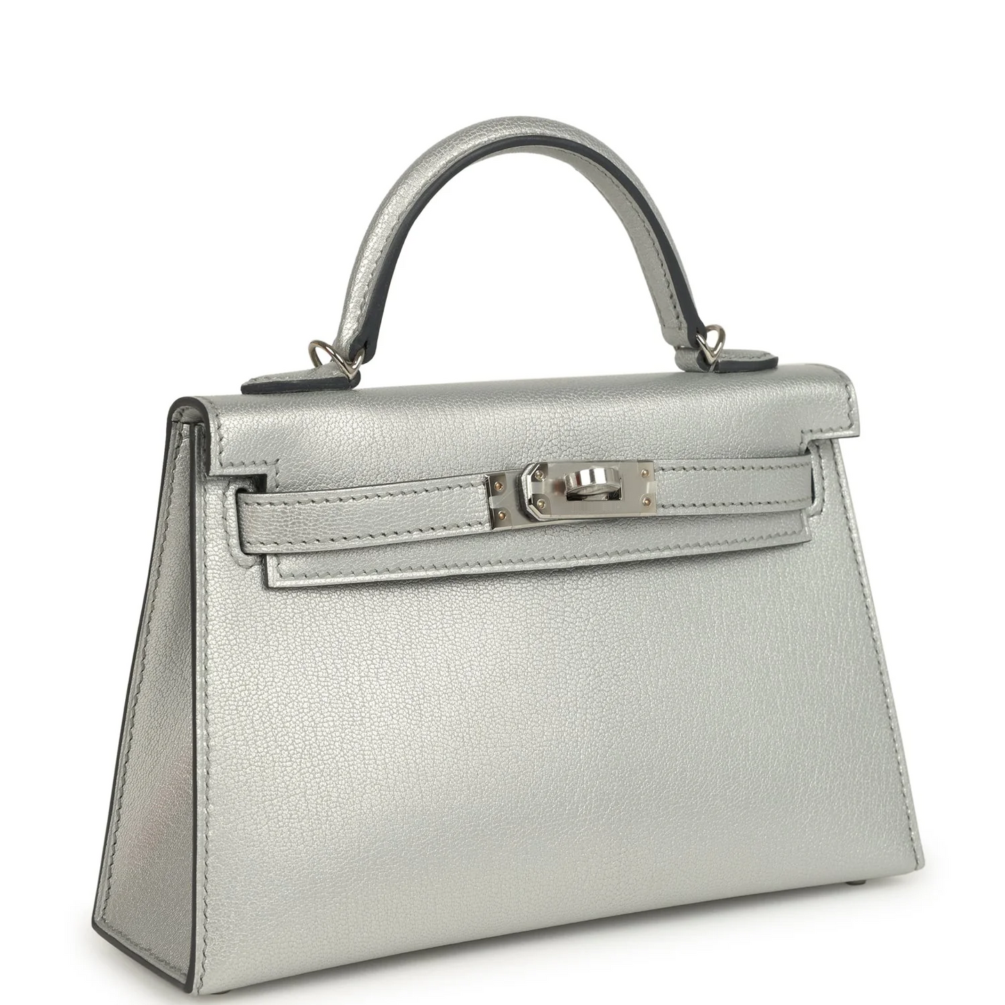 Nelly 19 Silver Metallic Argent