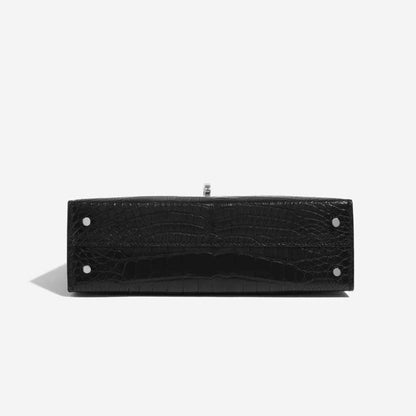 Nelly 19 Noir Caïman Argent