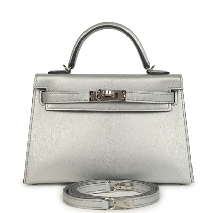 Nelly 19 Silver Metallic Argent