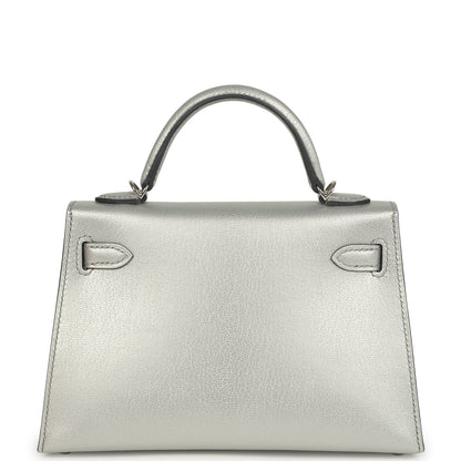 Nelly 19 Silver Metallic Argent