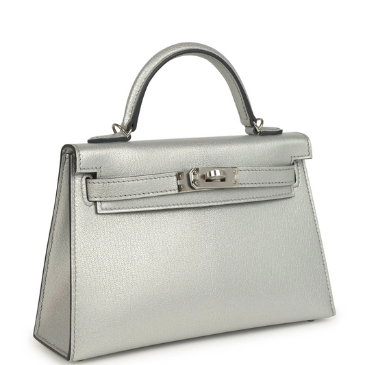 Nelly 19 Silver Metallic Argent
